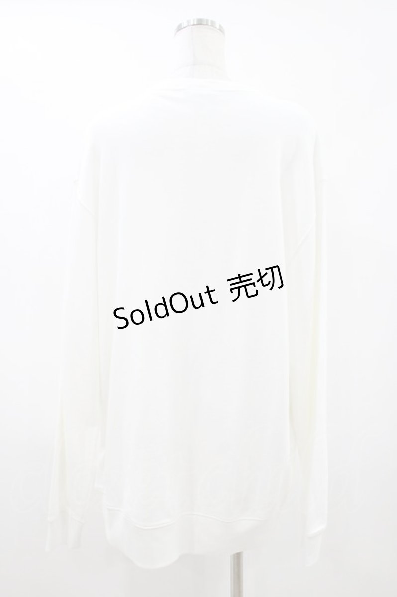 画像2: NieR Clothing / プリントSWEAT  2XL 白 H-26-04-26-1015-PU-TO-KB-ZT316 (2)