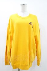 画像1: Candy Stripper / TIE DYE DEAD BEAR SWEAT 2 GOLD YELLOW H-26-04-26-1020-PU-TO-KB-ZH (1)