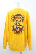 画像2: Candy Stripper / TIE DYE DEAD BEAR SWEAT 2 GOLD YELLOW H-26-04-26-1020-PU-TO-KB-ZH (2)
