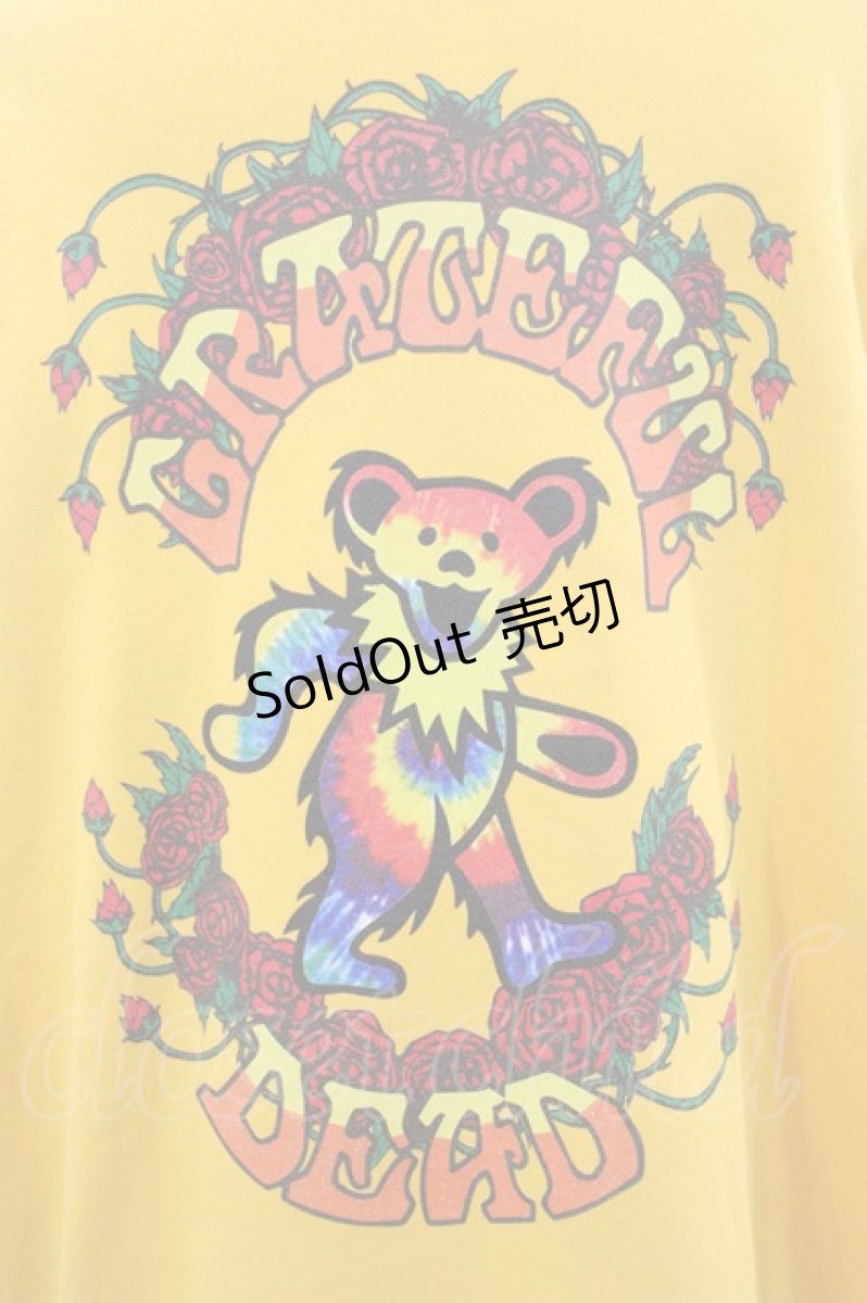画像4: Candy Stripper / TIE DYE DEAD BEAR SWEAT 2 GOLD YELLOW H-26-04-26-1020-PU-TO-KB-ZH (4)