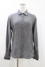 画像1: GADGET GROW / くるみボタンシャツ  グレー H-26-04-26-1022-GO-BL-KB-ZH (1)