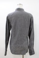 画像2: GADGET GROW / くるみボタンシャツ  グレー H-26-04-26-1022-GO-BL-KB-ZH (2)