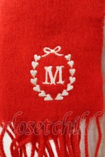 画像2: MILK / Mマフラー  レッド H-26-04-26-1003-ML-ZA-KB-ZH (2)