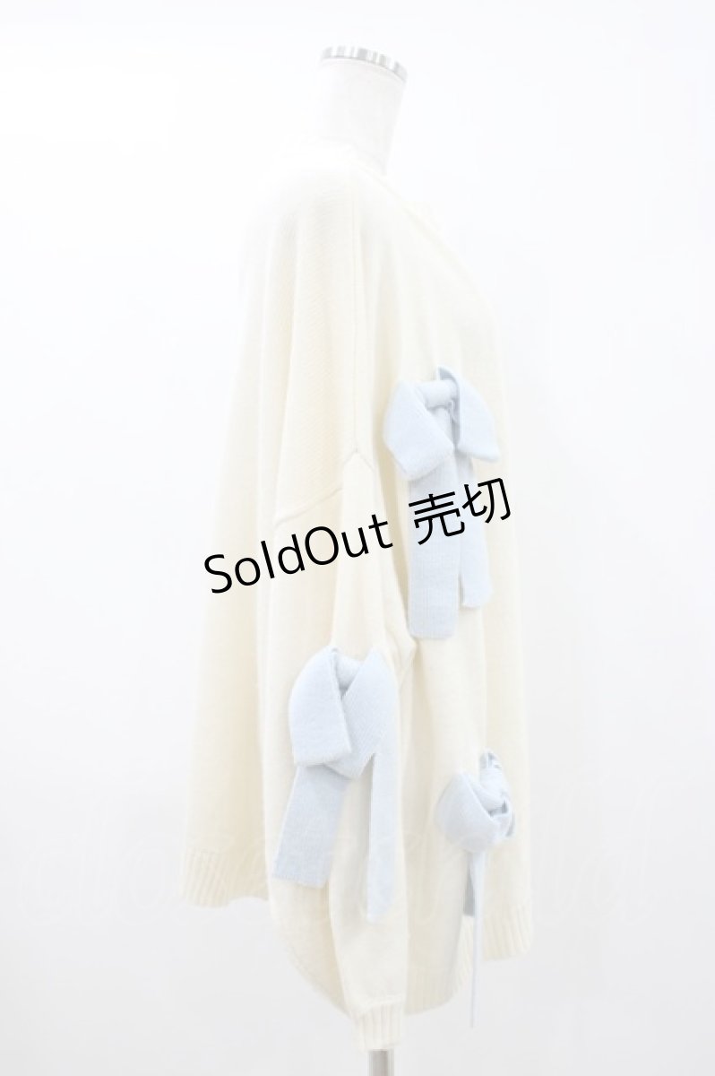 画像2: Candy Stripper / RIBBON KNIT CARDIGAN  アイボリー H-26-04-26-1024-PU-TO-KB-ZT197 (2)