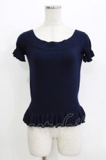 画像1: evelyn / フリルトップス Free ネイビー H-26-04-26-052-LO-TO-NS-ZH (1)