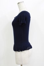 画像2: evelyn / フリルトップス Free ネイビー H-26-04-26-052-LO-TO-NS-ZH (2)