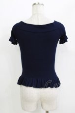 画像3: evelyn / フリルトップス Free ネイビー H-26-04-26-052-LO-TO-NS-ZH (3)