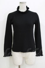 画像1: evelyn / ハイネックニット Free ブラック H-26-04-26-053-LO-TO-NS-ZH (1)