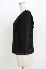 画像2: evelyn / フリルトップス Free ブラック H-26-04-26-055-LO-TO-NS-ZH (2)