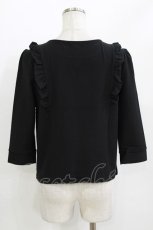 画像3: evelyn / フリルトップス Free ブラック H-26-04-26-055-LO-TO-NS-ZH (3)