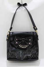 画像1: Angelic Pretty / リボンパールおでかけバッグ  ブラック H-26-04-26-058-AP-BG-NS-ZH (1)