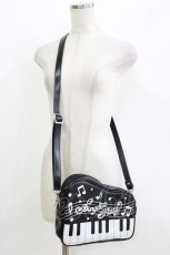 画像1: Angelic Pretty / ファンシーピアノポシェット  ブラック H-26-04-26-060-AP-BG-NS-ZH (1)