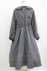 画像3: m petit by misako / NINA'S/リボンチェックワンピース LL ブラック H-26-04-26-005-LO-OP-NS-ZH (3)