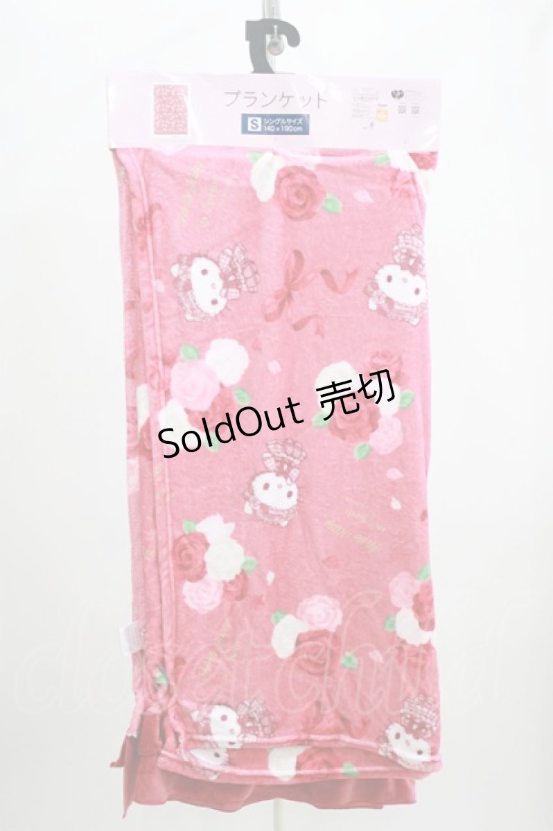画像2: m petit by misako / ハローキティ/ブランケット（シングルサイズ） 140cm?190cm ピンク H-26-04-26-069-LO-ZA-NS-ZH (2)