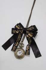 画像1: metamorphose / 懐中時計ネックレス  ブラック H-26-04-26-071-ME-AC-NS-ZH (1)