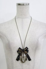 画像2: metamorphose / 懐中時計ネックレス  ブラック H-26-04-26-071-ME-AC-NS-ZH (2)