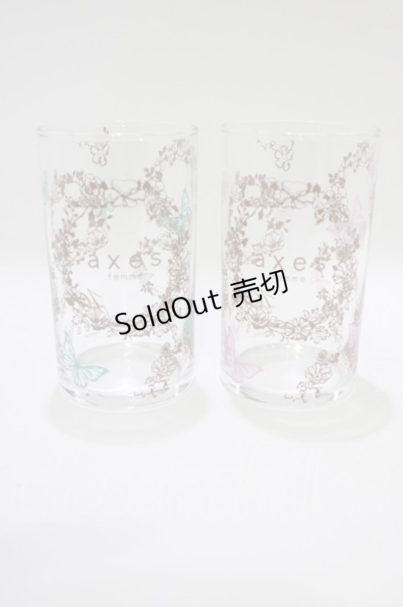 画像1: axes femme / グラスセット  クリア H-26-04-26-076-AX-ZA-NS-ZH (1)