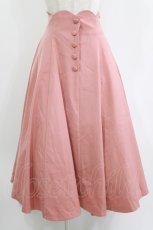 画像1: an another angelus / ハイウエストスカラップフレアースカート Free CORAL PINK H-26-04-26-012-CA-SK-NS-ZH (1)