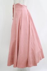 画像2: an another angelus / ハイウエストスカラップフレアースカート Free CORAL PINK H-26-04-26-012-CA-SK-NS-ZH (2)