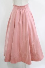 画像3: an another angelus / ハイウエストスカラップフレアースカート Free CORAL PINK H-26-04-26-012-CA-SK-NS-ZH (3)