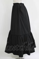 画像2: An MILLE / ティアードロングスカート Free ブラック H-26-04-26-014-EL-SK-NS-ZH (2)