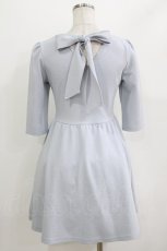 画像3: evelyn / バックリボンカットワンピース M サックス H-26-04-26-018-LO-OP-NS-ZH (3)