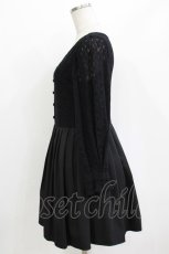 画像2: evelyn / レース切替ワンピース Free ブラック H-26-04-26-019-LO-OP-NS-ZH (2)