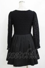 画像3: evelyn / レース切替ワンピース Free ブラック H-26-04-26-019-LO-OP-NS-ZH (3)