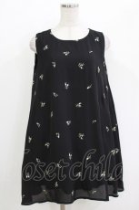 画像1: evelyn / 刺繍ワンピース S ブラック H-26-04-26-022-LO-OP-NS-ZH (1)