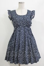 画像1: evelyn / 花柄ワンピース Free ネイビー H-26-04-26-026-LO-OP-NS-ZH (1)
