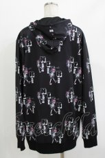 画像3: NieR Clothing / プリントプルパーカー  黒/擬人化Nierちゃん H-26-04-27-032-PU-TO-KB-ZH (3)