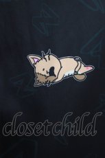 画像4: NieR Clothing / 総柄ZIPパーカー  黒/ミケ H-26-04-27-033-PU-TO-KB-ZH (4)