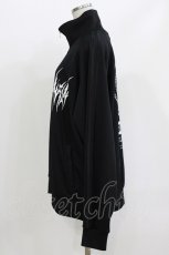 画像2: KRY CLOTHING / プリントZIPジャージ  黒 H-26-04-27-034-EL-TO-KB-ZH (2)