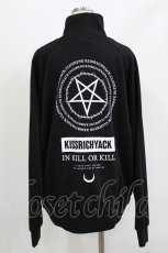 画像3: KRY CLOTHING / プリントZIPジャージ  黒 H-26-04-27-034-EL-TO-KB-ZH (3)