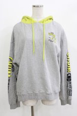 画像1: Candy Stripper / CANDYS CHUM BICOLOR HOODIE  グレー H-26-04-27-036-PU-TO-KB-ZH (1)