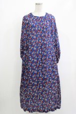 画像1: Jane Marple Dans Le Salon / Dance with rosesのサーフドレス  ネイビー H-26-04-27-004-JM-OP-KB-ZH (1)