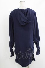 画像3: NieR Clothing / ギャザースリーブリブパーカー  ネイビー H-26-04-27-039-PU-TO-KB-ZH (3)