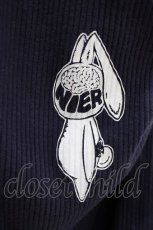 画像4: NieR Clothing / ギャザースリーブリブパーカー  ネイビー H-26-04-27-039-PU-TO-KB-ZH (4)