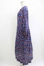 画像2: Jane Marple Dans Le Salon / Dance with rosesのサーフドレス  ネイビー H-26-04-27-004-JM-OP-KB-ZH (2)