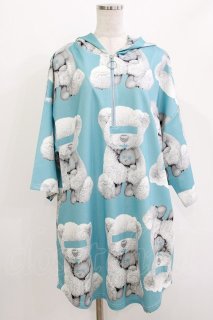 Amilige アミリージュ　Shit Bear 総柄浴衣 ブラック Amilige - closet child オンラインショップ