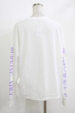画像3: ACDC RAG / くまきちロングスリーブTシャツ  白 H-26-04-27-046-PU-TO-KB-ZH (3)