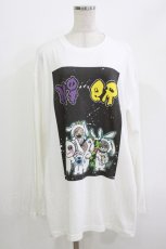 画像1: NieR Clothing / プリントLONG CUTSEW  白/キャラクターズ H-26-04-27-047-PU-TO-KB-ZH (1)