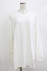 画像1: NieR Clothing / COTTON LONG CUTSEW XL 白 H-26-04-27-049-PU-TO-KB-ZH (1)