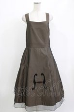 画像1: Jane Marple / Violin embroideryストラップドレス  ブロンズ H-26-04-27-005-JM-OP-KB-ZH (1)