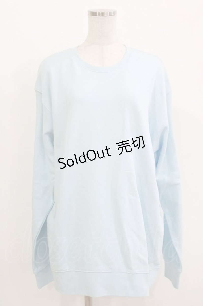 画像1: NieR Clothing / ブルーラビットトレーナー【BACK DESIGN】  サックス H-26-04-27-051-PU-TO-KB-ZH (1)
