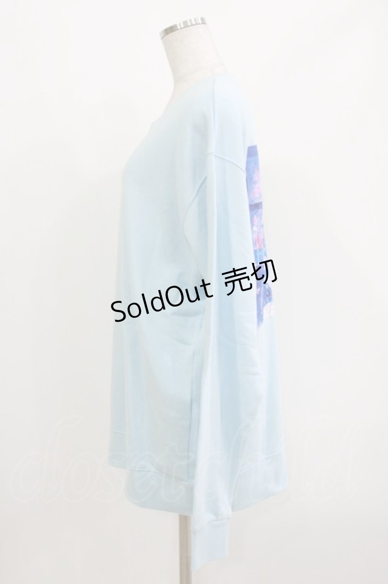 画像2: NieR Clothing / ブルーラビットトレーナー【BACK DESIGN】  サックス H-26-04-27-051-PU-TO-KB-ZH (2)