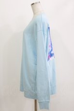 画像2: NieR Clothing / ブルーラビットトレーナー【BACK DESIGN】  サックス H-26-04-27-055-PU-TO-KB-ZH (2)