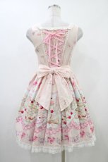 画像2: BABY,THE STARS SHINE BRIGHT / Merry Sweet Castle柄ハートジャンパースカート Free ピンク H-26-04-27-1035-BA-OP-NS-ZH (2)