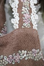 画像7: Innocent World / パリの回転木馬ハイウエストジャンパースカート M 生成り H-26-04-27-1036-IW-OP-NS-ZH (7)