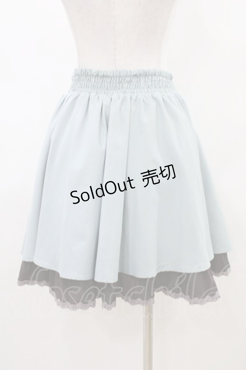 画像2: axes femme / ダブルレースアップスリットスカート M ミント/ブラウン H-26-04-27-1041-AX-SK-NS-ZH (2)